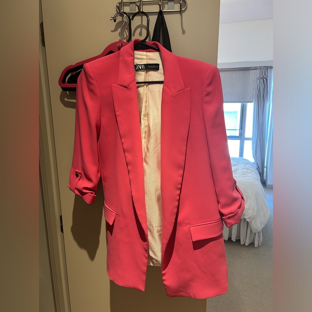 Gently used Zara pink blazer